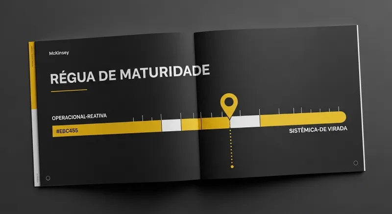 Régua de Maturidade — exemplo do entregável estruturado do TWIST Score